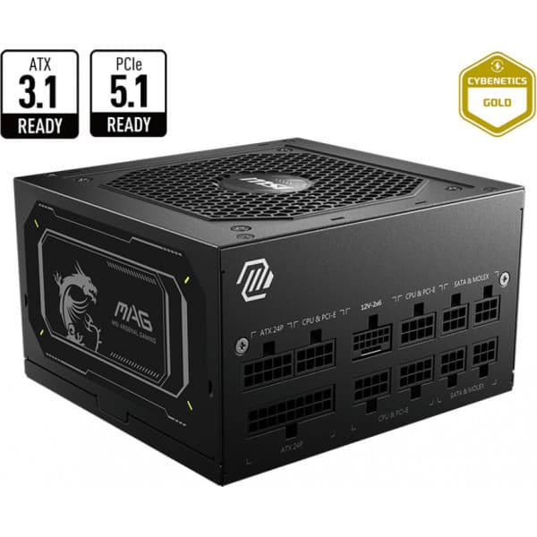 MSI MAG A750GL PCIE5 II ATX-nätaggregat, 750 W