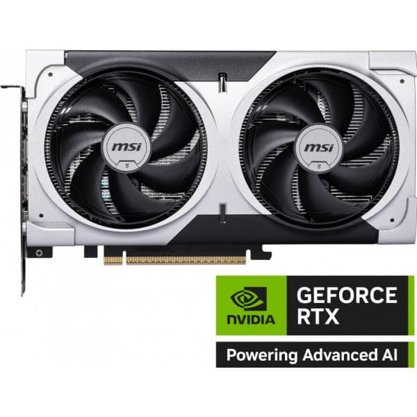 MSI GeForce RTX 5060 Ti 8G VENTUS 2X OC PLUS näytönohjain Hopea