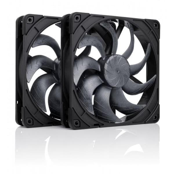 Noctua NF-A14x25 G2 PWM Sx2-PP chromax.black fläkt, 140 mm, 2 st