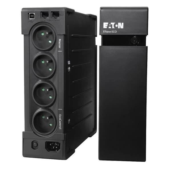 Inverter - EATON - Ellipse ECO 800 USB FR - Off-line UPS - 800VA (4 franske stik) - Standard lynafleder - USB port - EL800USBFR