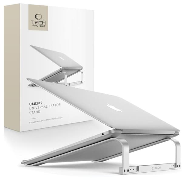 Tech-Protect Universal Stativ För Bärbar Dator ULS100 - Silver