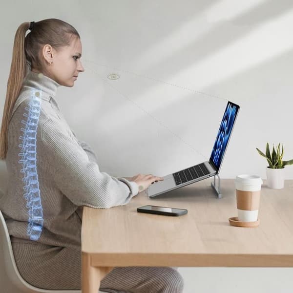 Tech-Protect Universal Stativ För Bärbar Dator ULS100 - Grå