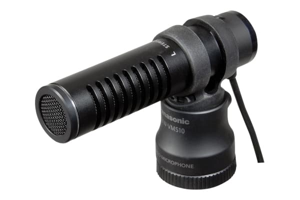 Panasonic VW-VMS10E-K - Mikrofoni - Panasonic HC-VX992, VZX2M, VZX990; Lumix DC-BGH1, BS1H, S5KK; Lumix G DC-GH5M2, GH6, GH6L - mikrofoniin