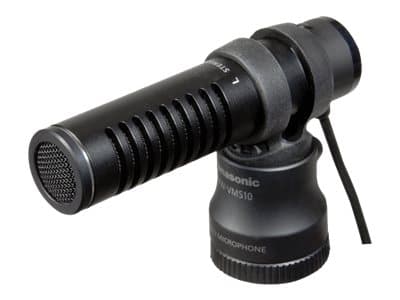 Panasonic VW-VMS10E-K - Mikrofon - for Panasonic HC-VX992, VZX2M, VZX990; Lumix DC-BGH1, BS1H, S5KK; Lumix G DC-GH5M2, GH6, GH6L
