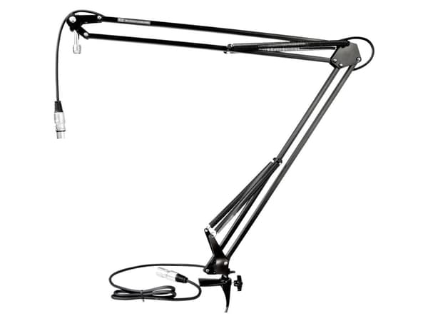 Tie Studio Flexible Mic Stand Pro Microphone Mount Microphone Arm Incl. 2.5m Xlr