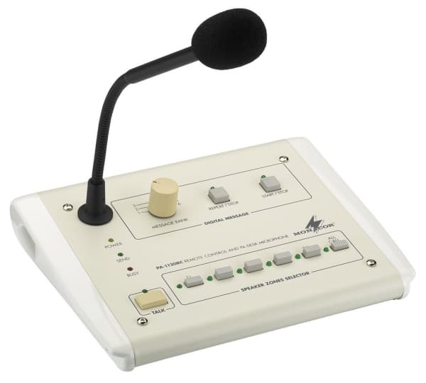 Monacor PA-1120RC Talmikrofon med svanhals Överföringstyp: Bredband