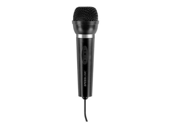 SPEEDLINK SL-8703-BK CAPO Desk & Hand Microphone - Mikrofon - svart