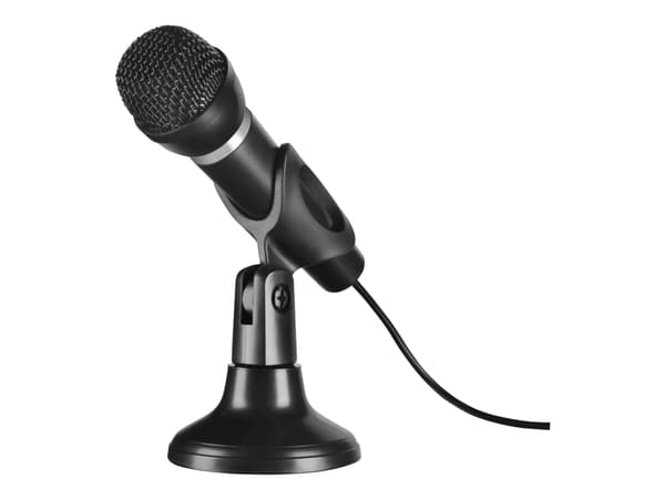 SPEEDLINK SL-8703-BK CAPO Desk & Hand Microphone - Mikrofon - svart