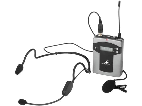 Monacor TXA-800HSE, Kroppspakkesender, 863,1 - 864,9 MHz, 70 - 16000 MHz, 70 - 16000 Hz, Ultra høy frekvens (UHF), 1 kanaler