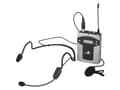 Miniatyrbilde 5 av 5: Monacor TXA-800HSE, Kroppspakkesender, 863,1 - 864,9 MHz, 70 - 16000 MHz, 70 - 16000 Hz, Ultra høy frekvens (UHF), 1 kanaler