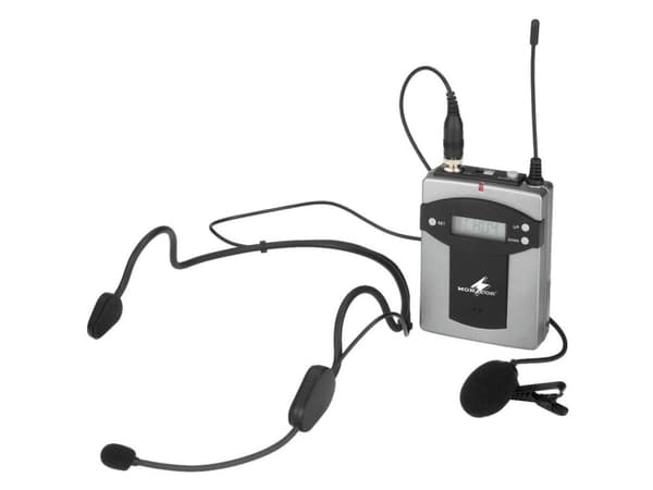Monacor TXA-800HSE, Kroppspakkesender, 863,1 - 864,9 MHz, 70 - 16000 MHz, 70 - 16000 Hz, Ultra høy frekvens (UHF), 1 kanaler