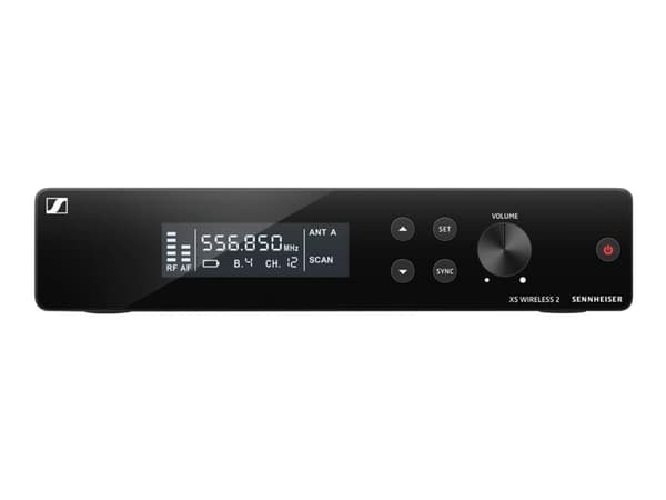 Sennheiser XSW 2-865-E, Kuulokemikrofoni, Dynaaminen mikrofoni, 80 - 14000 Hz, Telineasennettava vastaanotin, Metalli, Sisäänrakennettu lähetin