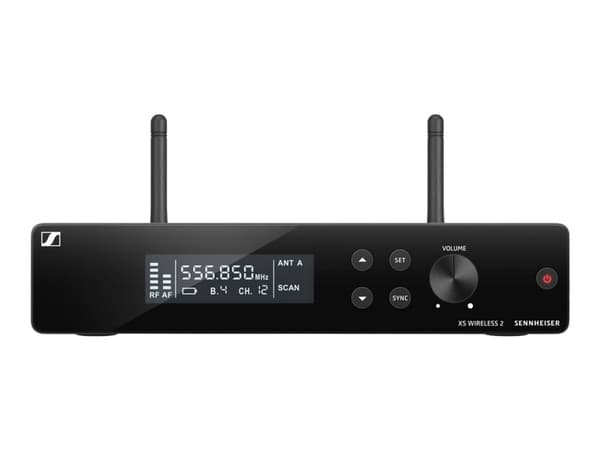 Sennheiser XSW 2-865-E, Kuulokemikrofoni, Dynaaminen mikrofoni, 80 - 14000 Hz, Telineasennettava vastaanotin, Metalli, Sisäänrakennettu lähetin