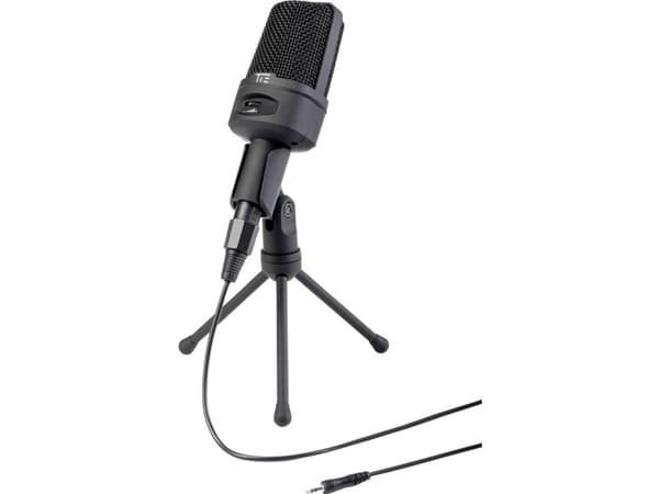 Tie Studio Broadcast Mic Stand PC Mikrofon Överföringstyp:Bredband Inkl. kabel, inkl. stativ