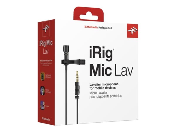 IK Multimedia iRig Mic Lav - Mikrofon (en pakke 2)