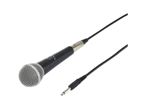 Renkforce PM58B Handhållen sångmikrofon Överföringstyp:Bredband Inkl. kabel