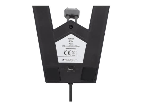 DELTACO MF-104 - Mikrofon - sort