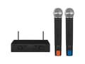 Miniatyrbild 1 av 5: TXS-812SET Wireless 2-channel microphone system, 863.80 MHz, 864.20 MHz, incl. 2 transmitters and 1 receiver