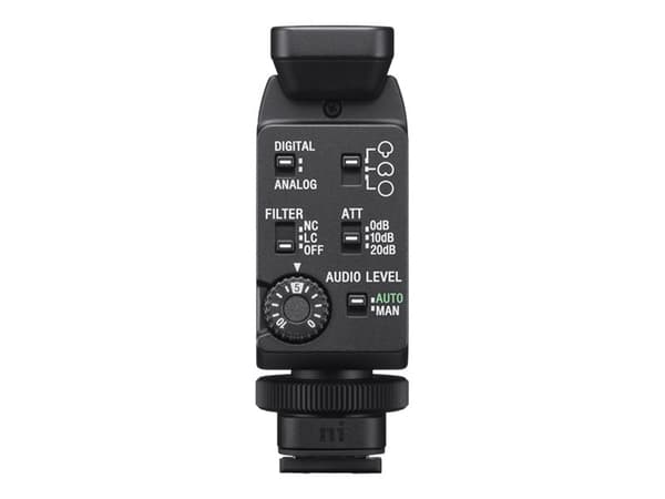 Sony ECM-B1M - Mikrofon - för Cinema Line ILME-FX3; Handycam FDR-AX43, FDR-AX45, FDR-AX60; a7C; a7R IV; a7s III; a9 II