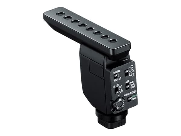 Sony ECM-B1M - Mikrofon - för Cinema Line ILME-FX3; Handycam FDR-AX43, FDR-AX45, FDR-AX60; a7C; a7R IV; a7s III; a9 II