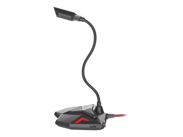 Natec Genesis Radium 100 - Mikrofon - USB - svart, rød