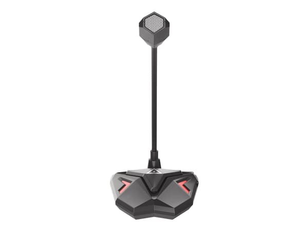Natec Genesis Radium 100 - Mikrofon - USB - svart, rød