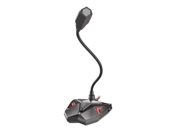 Natec Genesis Radium 100 - Mikrofon - USB - svart, rød