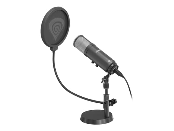 Natec Genesis Radium 600 - Mikrofon - USB - svart