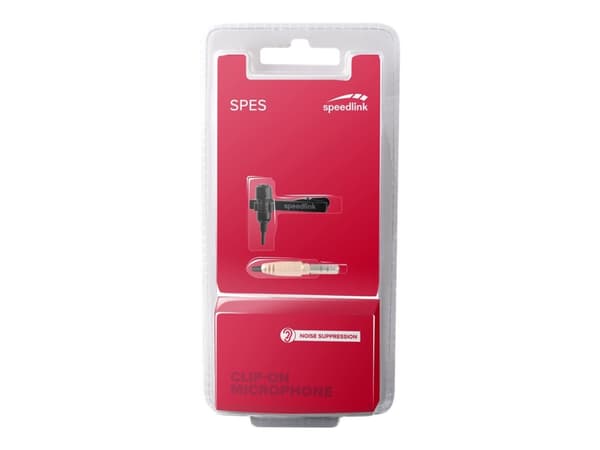 SPEEDLINK SL-8691-SBK-01 Spes Clip-On metallmikrofon - Mikrofon - skjebne