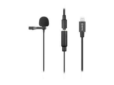 BOYA BY-M2 - Mikrofon - Apple Lightning - för Apple iPhone 11, 11 Pro, 11 Pro Max, 7, 7 Plus, 8, 8 Plus, X, XR, XS, XS Max