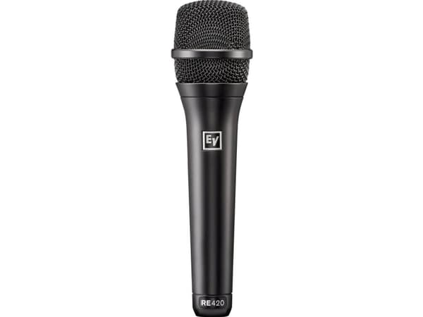 Electro Voice RE420 sångmikrofon Överföringstyp:Bredband inkl. väska , Inkl. klämma
