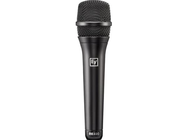 Electro Voice RE420 Sangmikrofon Overførselstype:Bredbånd inkl. taske , Inkl. klemme XLR Bredbånd