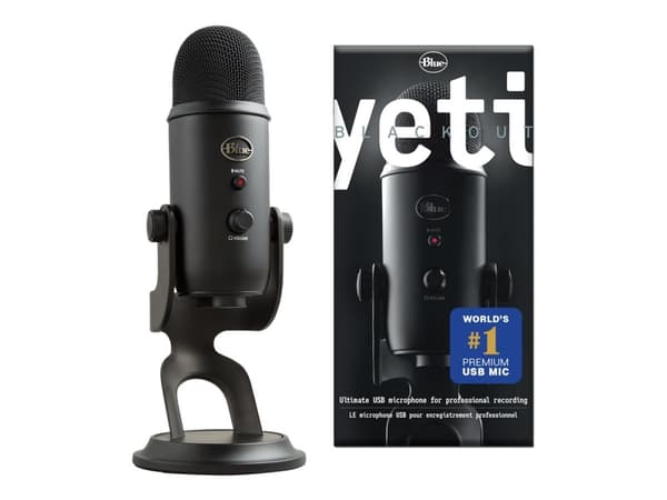 Blå Yeti USB Svart
