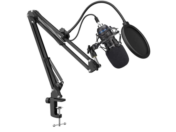 Mozos mikrofonisarja 192KHZ/24BIT USB Pop-suodatin jalusta (MKIT-700PROV2)