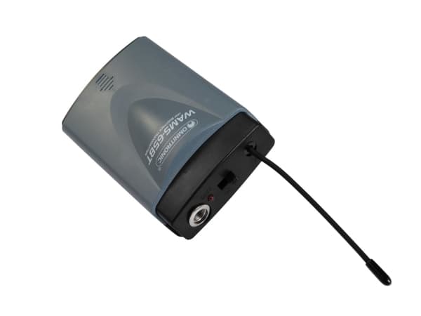 Omnitronic 13107005, Body pack-sender, 865 Mhz, 40 - 18000 Hz, 10 mW, svart, plast