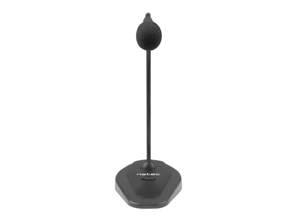 NATEC Giraffe 2, Pc-mikrofon, -55 dB, 20 - 20000 Hz, 2200 ohm (O), 58 dB, Omniretningsbestemt
