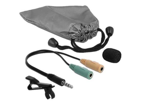 Delock Tie Lavalier Microphone Omnidirectional - Mikrofon