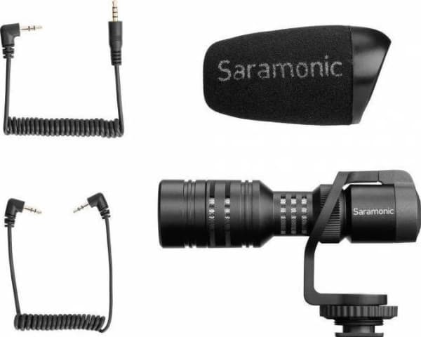 Saramonic Vmic Mini Mini Microphone er designet for DSLR-er, kameraer og smarttelefoner