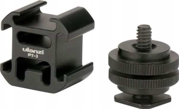 ULANZI Mikrofonfäste LED-ljusstrumpa ISO-sko för DSLR-kameror