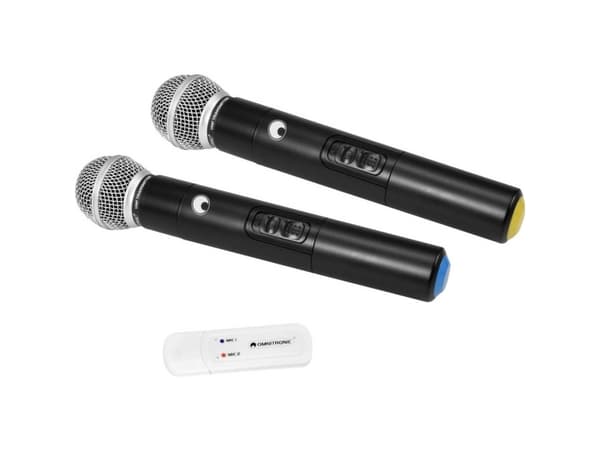 Omnitronic UWM-2HH, Scene/opptreden, 0,863 - 0,865 Hz, 0,01%, 10 mW, Dynamisk, Trådløs