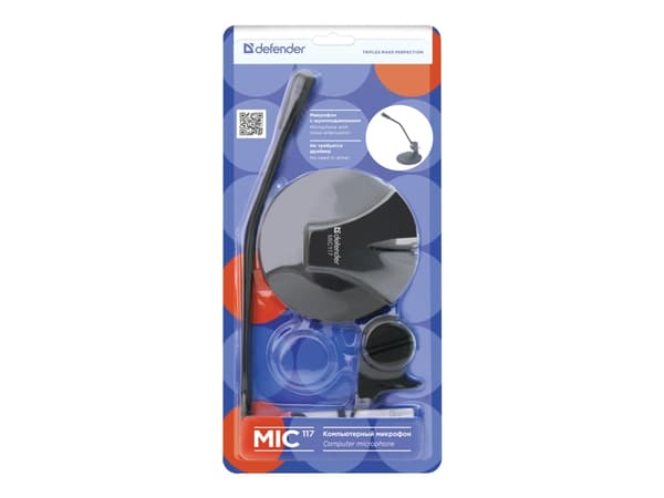 Defender MIC-117 - Mikrofon - svart