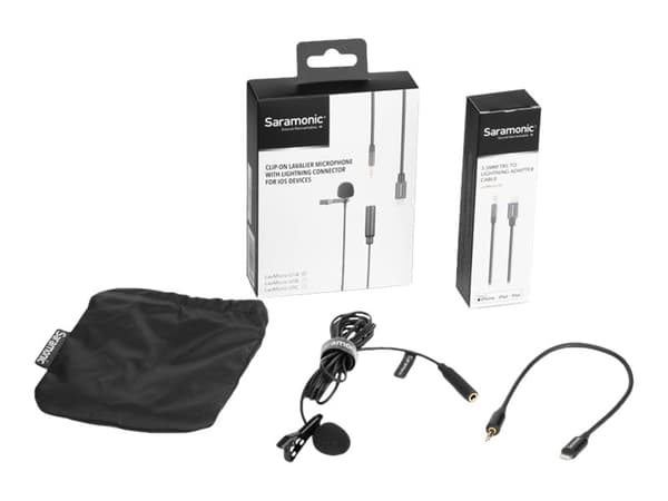 Saramonic LavMicro U1A - Mikrofon - Apple Lightning - för Apple iPad/iPhone (Lightning)