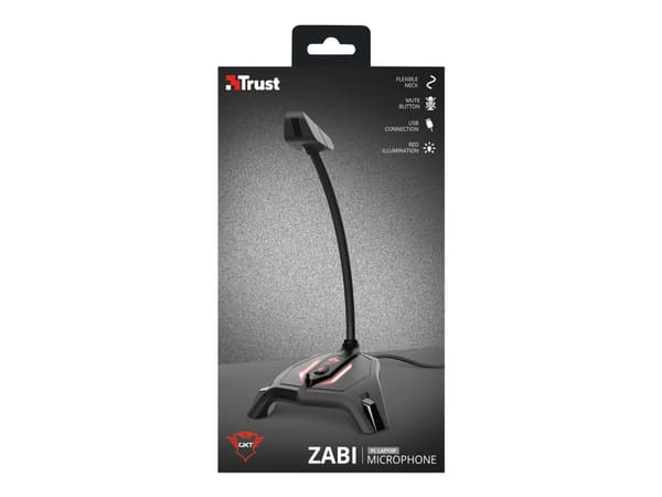 Trust GXT 215 Zabi LED-Illuminated - Mikrofon - USB