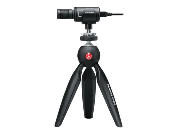 Shure Motiv MV88+ - Video Kit mikrofon - USB, Apple Lightning - svart