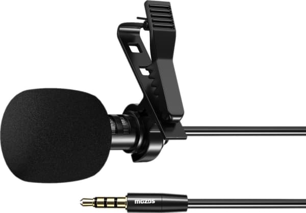 Mozos lavaliermikrofon med ringeklemme, 3,5 mm jack (LAVMIC1)