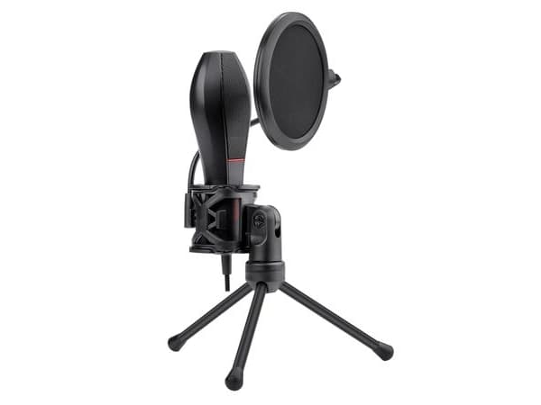 REDRAGON GM200, Mikrofon till PC, -38 dB, 50 - 16000 hz, 2200 O, Rundtagande, Kabel