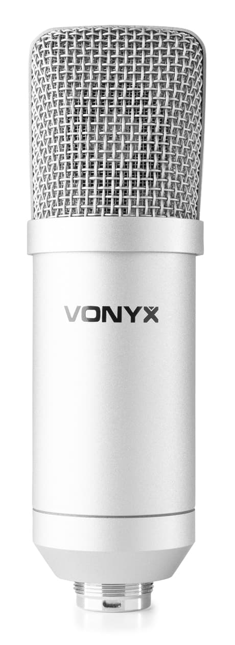 Sångmikrofon med USB Studiomikrofonkit Vonyx CM300S Vit Vonyx CM300S Studio mikrofon, USB, Titanf