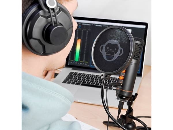 Monkey Banana Mikrofon Monkey Banana Mico schwarz USB Stumm-Taster