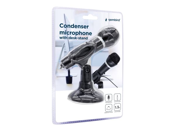 Gembird MIC-D-04 - Mikrofon - sort