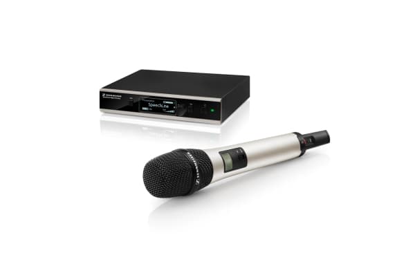 Sennheiser SL HANDHELD SET DW-3-EU R, Käsimikrofoni, Kondensaattorimikrofoni, Telineasennettava vastaanotin, Irroitettava, SMA, Sisäänrakennettu lähe